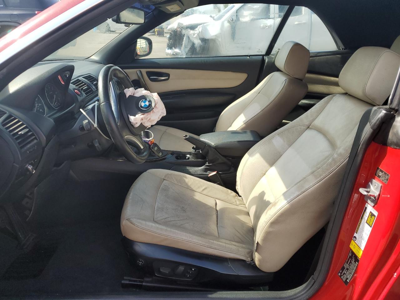 2012 Bmw 128 I Red vin: WBAUL7C55CVE87437