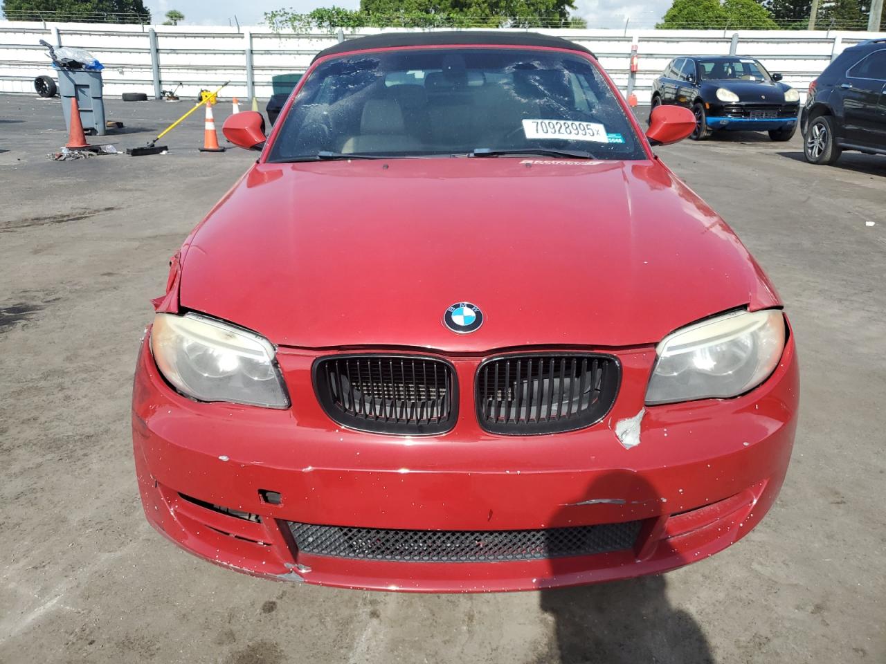 2012 Bmw 128 I Red vin: WBAUL7C55CVE87437