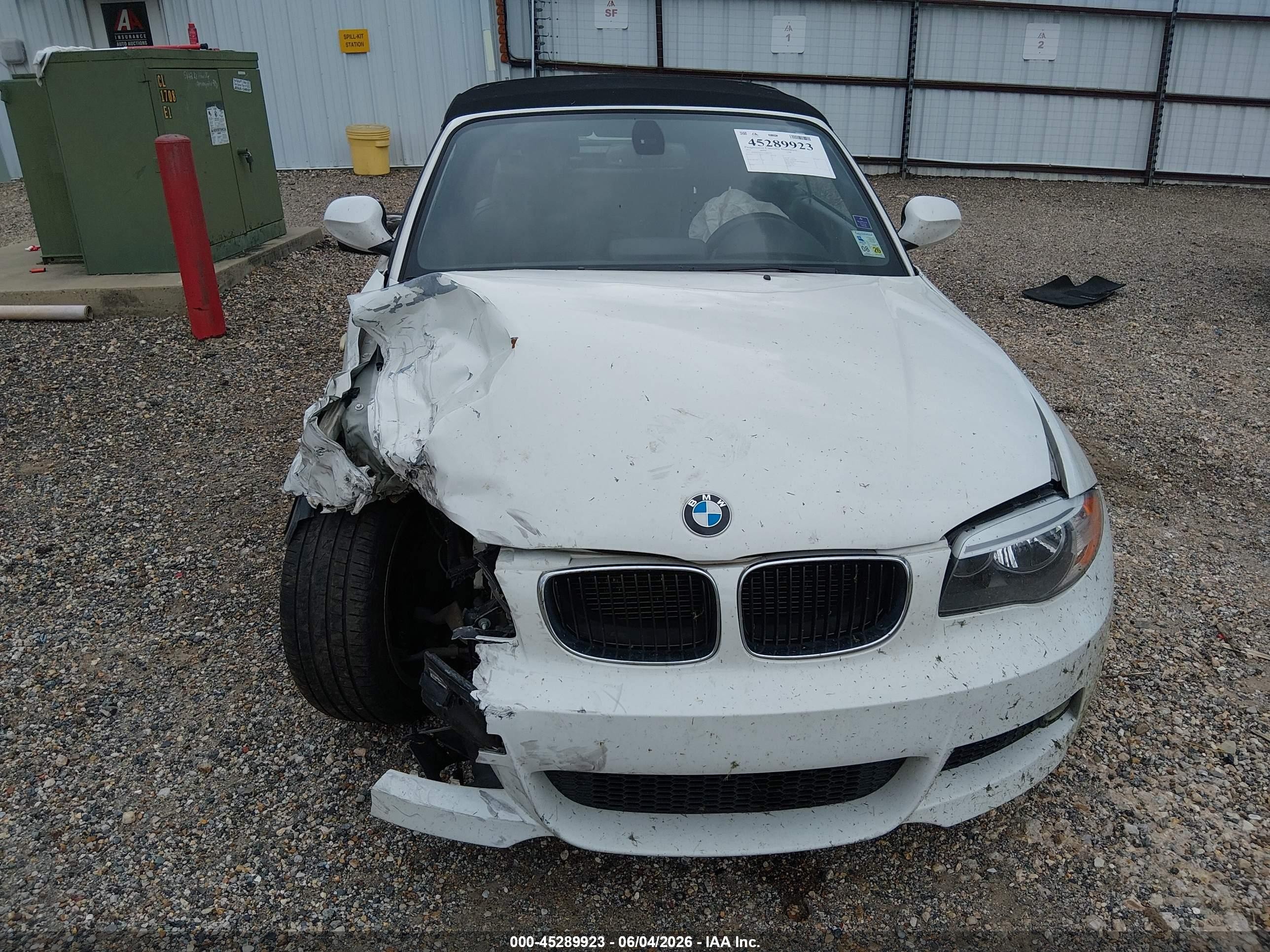 2012 Bmw 128i   White vin: WBAUL7C55CVM82333