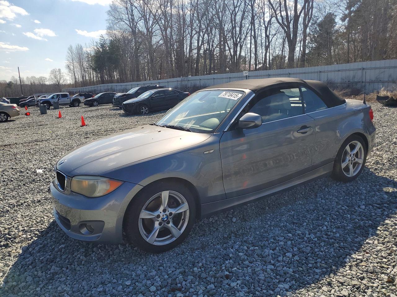 2012 Bmw 128 I Charcoal vin: WBAUL7C55CVM83336