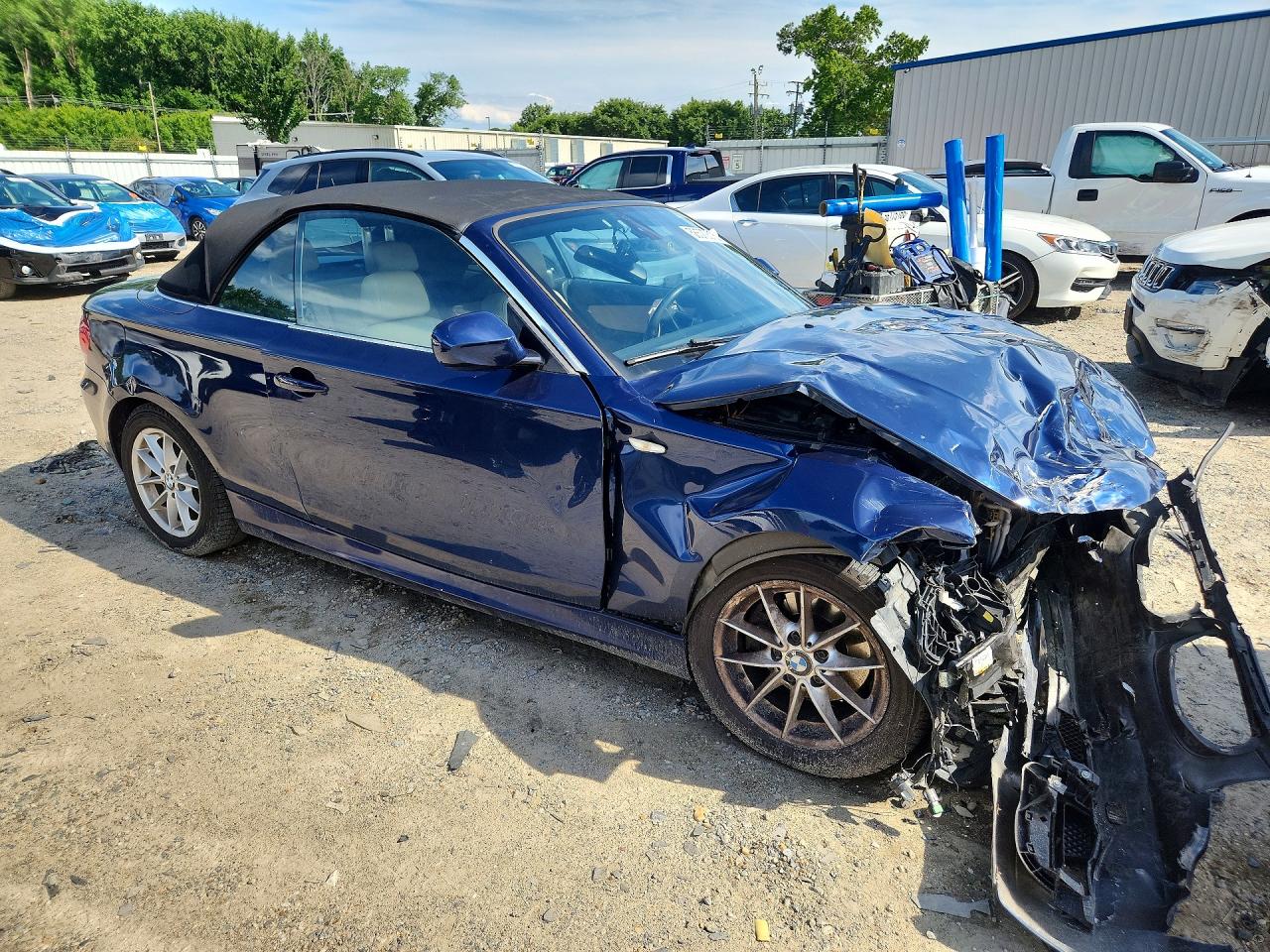 2011 Bmw 128 I Blue vin: WBAUL7C56BVM79746
