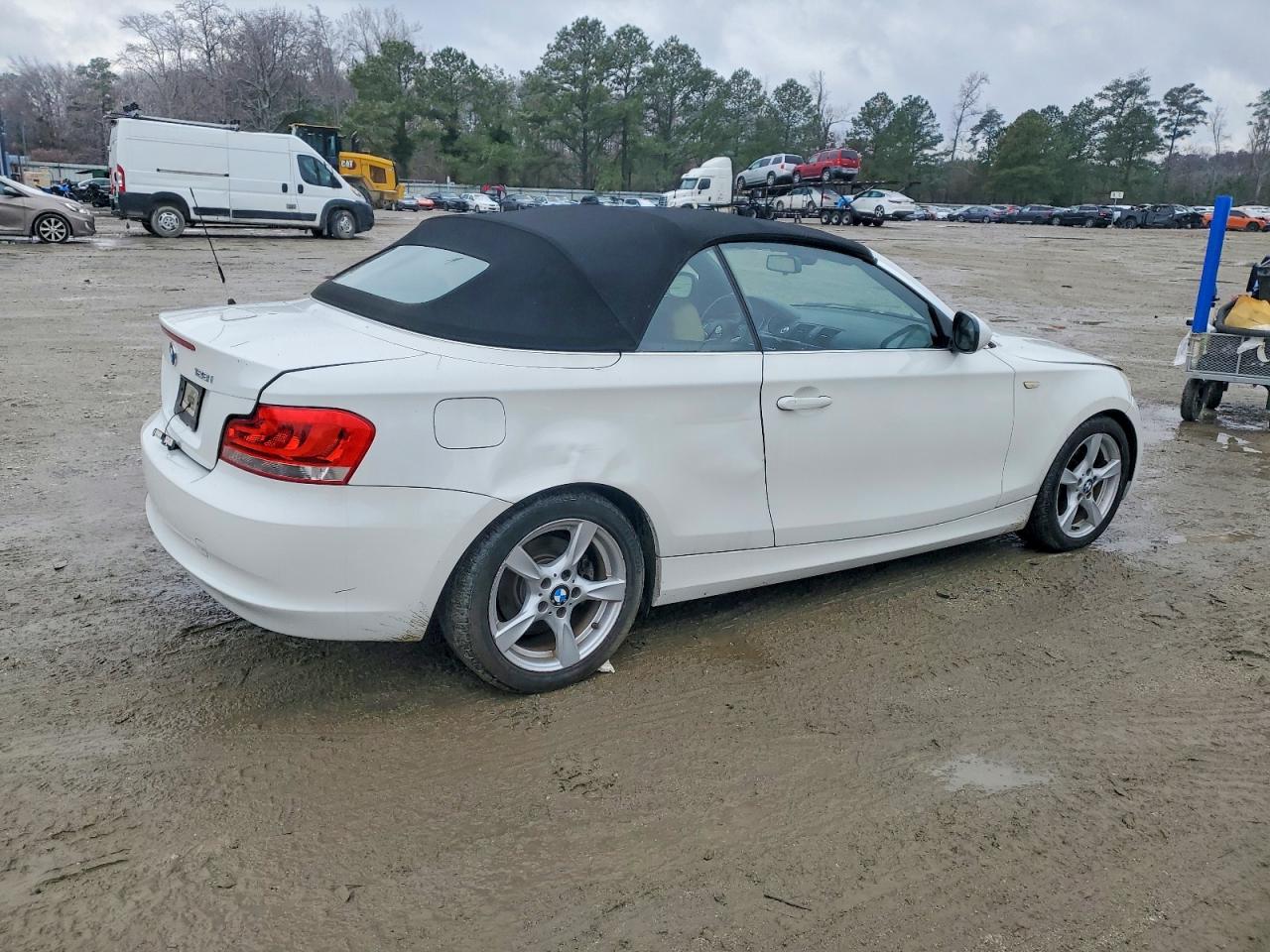 2013 Bmw 128 I White vin: WBAUL7C56DVU09246