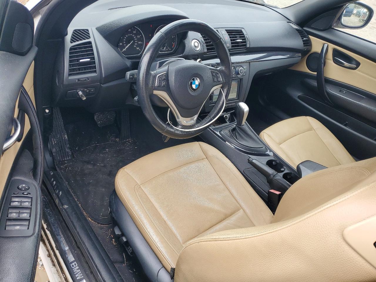 2013 Bmw 128 I White vin: WBAUL7C56DVU09246
