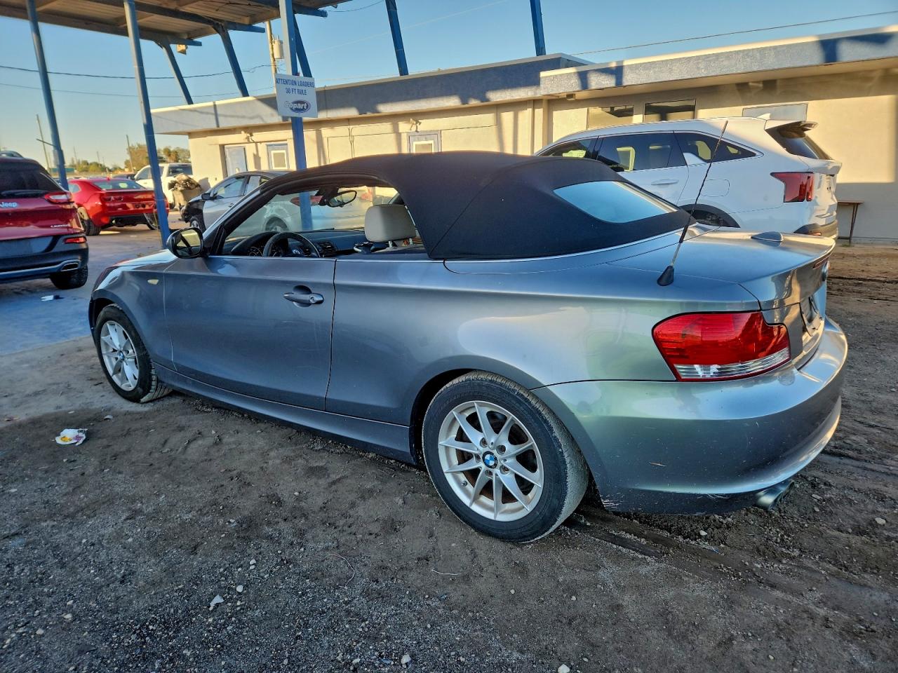 2010 Bmw 128 I Gray vin: WBAUL7C58AVJ77745