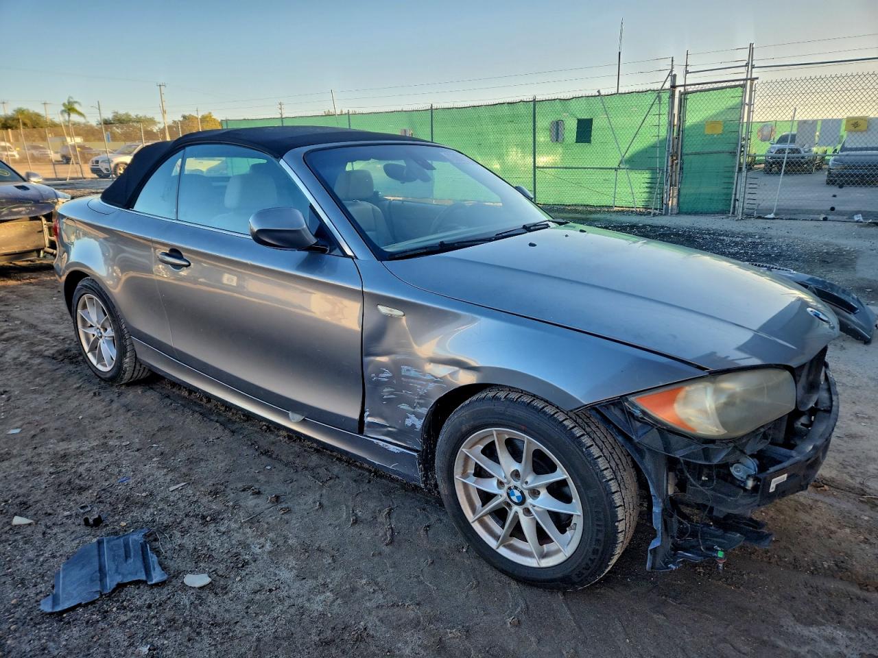 2010 Bmw 128 I Gray vin: WBAUL7C58AVJ77745