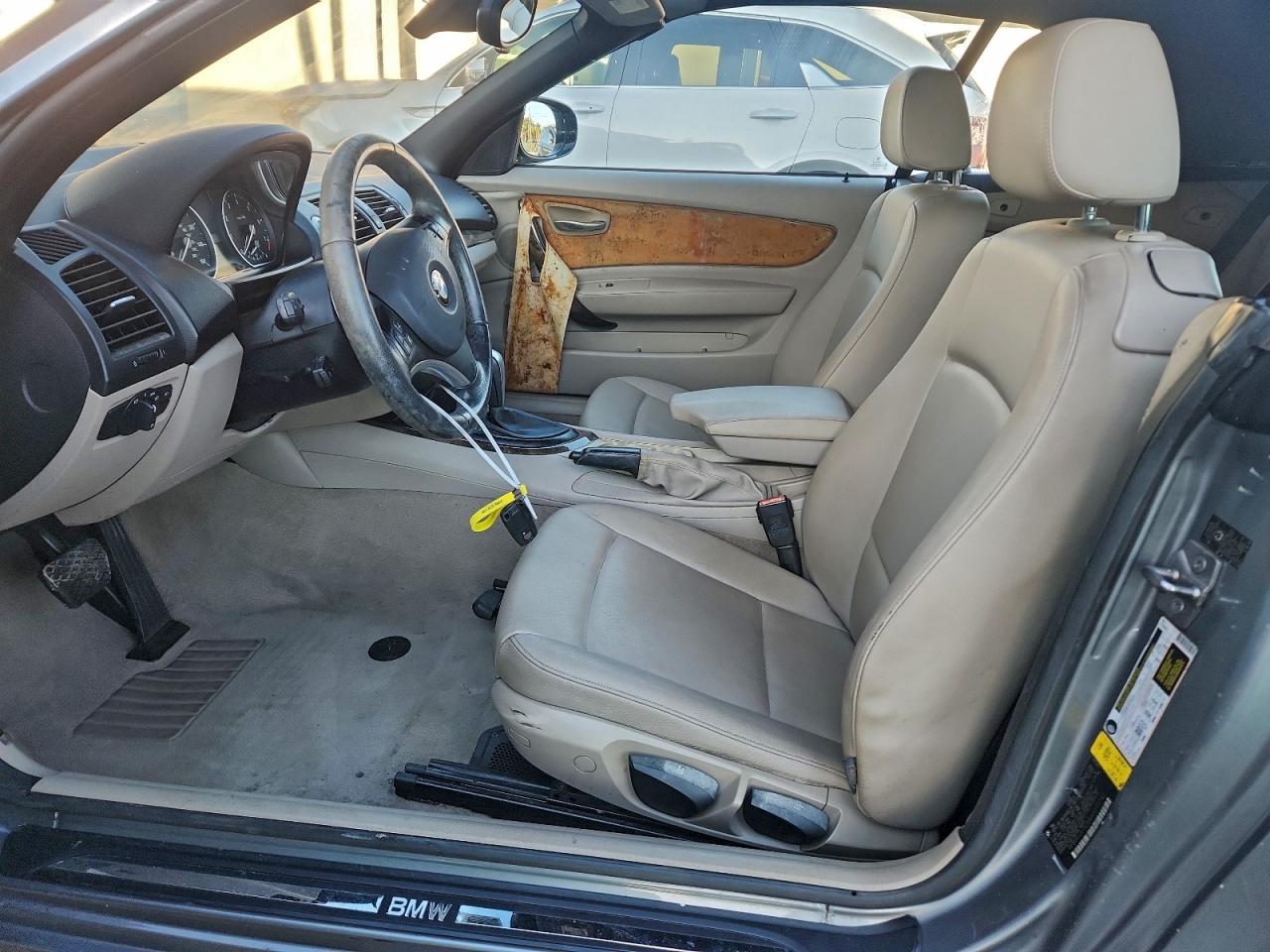 2010 Bmw 128 I Gray vin: WBAUL7C58AVJ77745