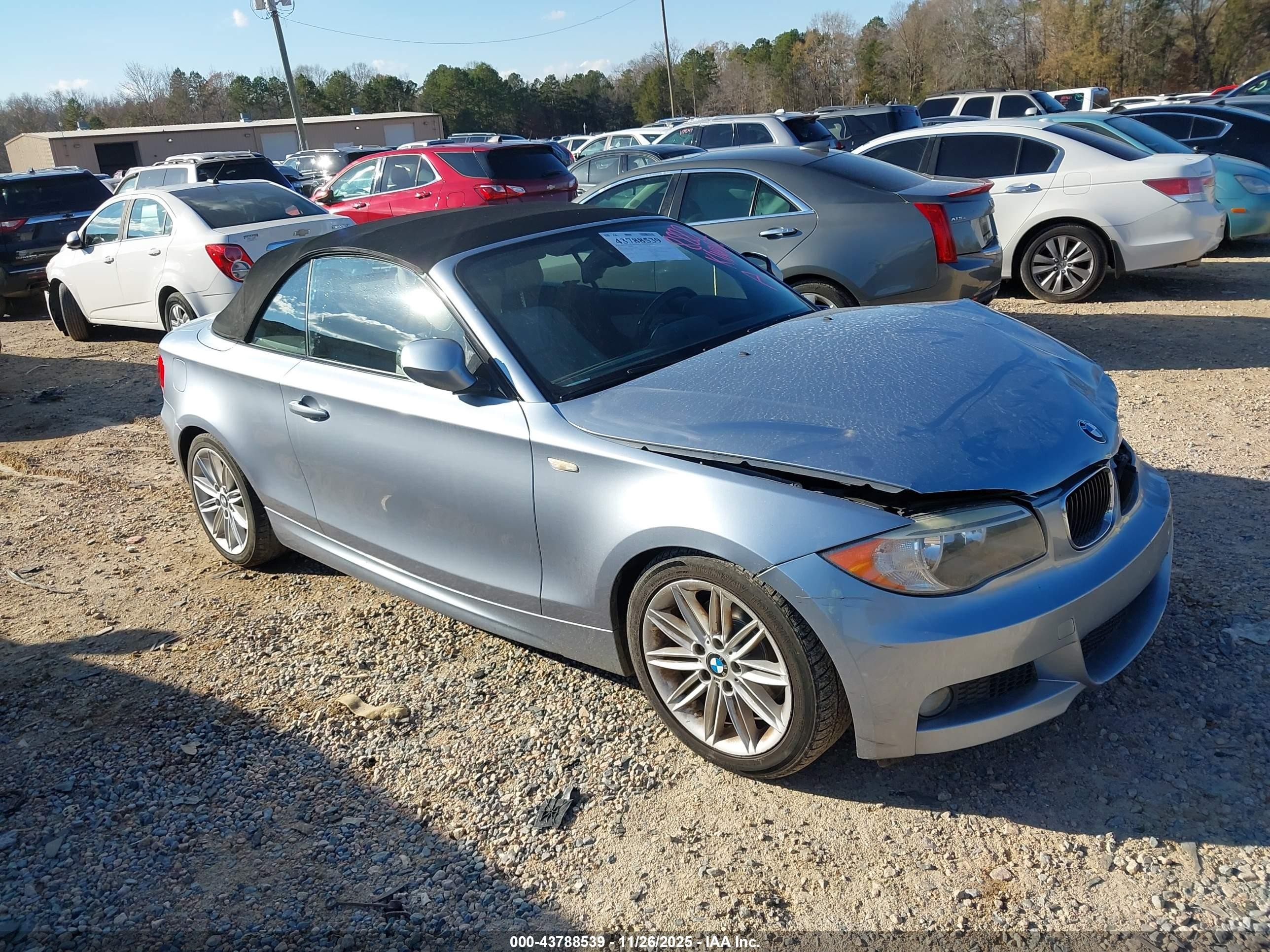 2013 Bmw 128i   Light Blue vin: WBAUL7C58DVU08888