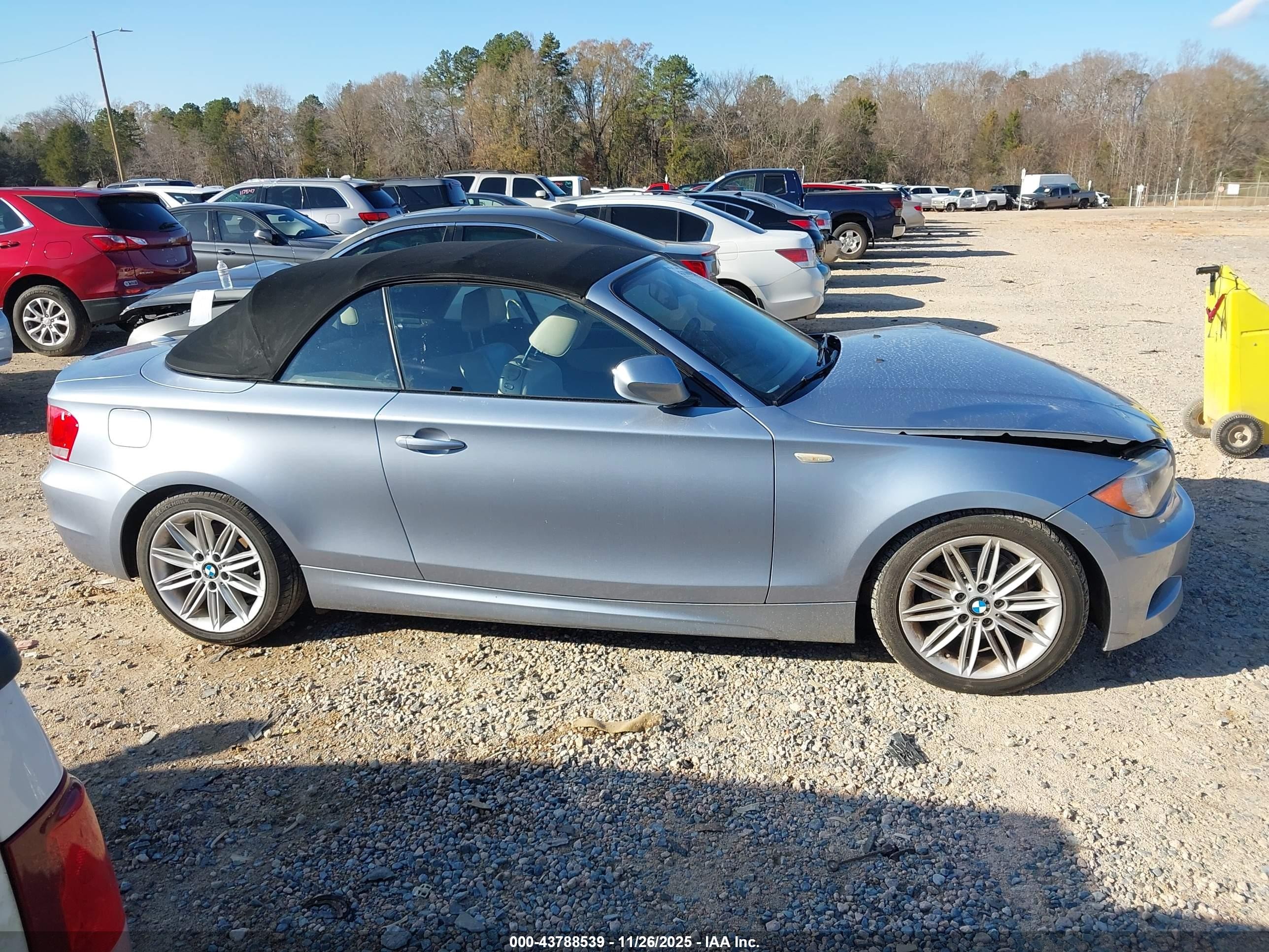2013 Bmw 128i   Light Blue vin: WBAUL7C58DVU08888