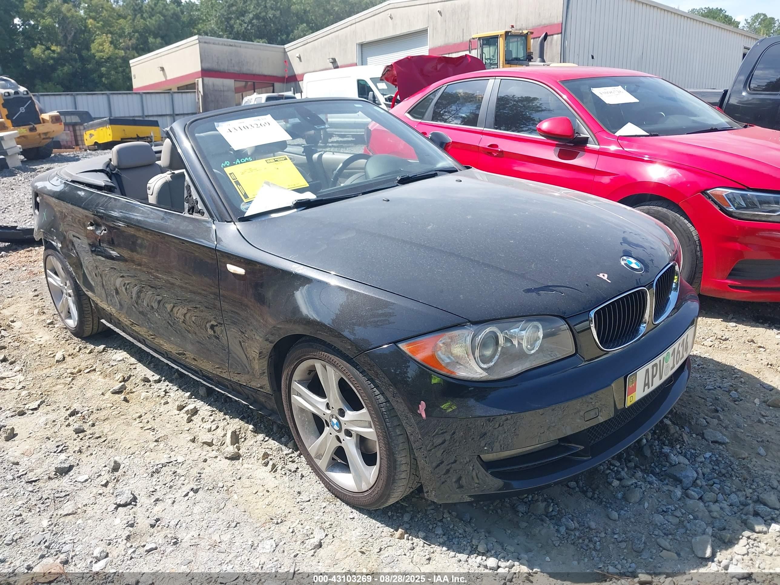 2010 Bmw 128i   Черный vin: WBAUL7C59AVJ78225