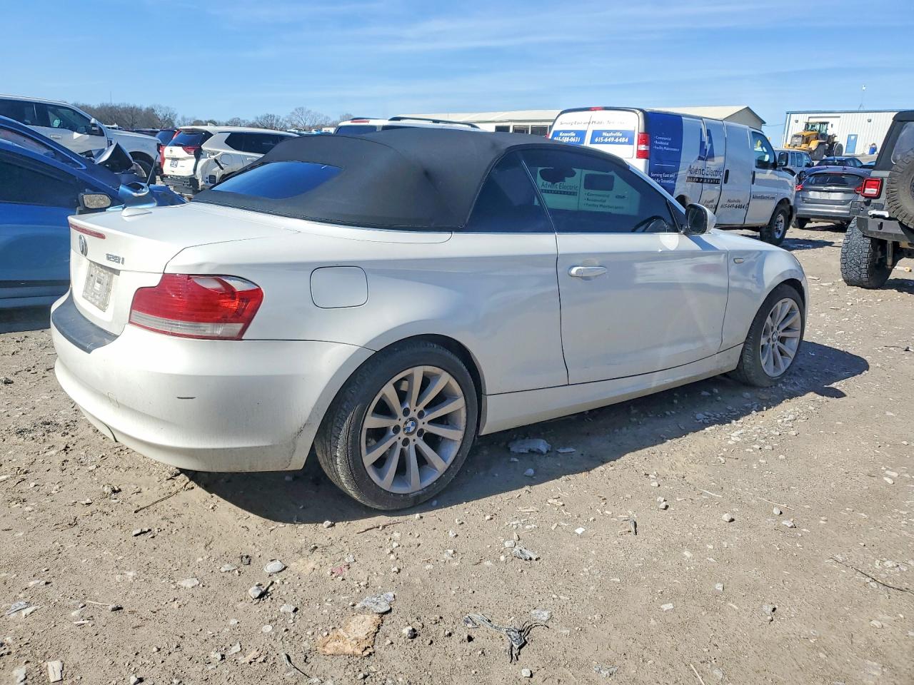 2011 Bmw 128 I White vin: WBAUL7C59BVJ78789