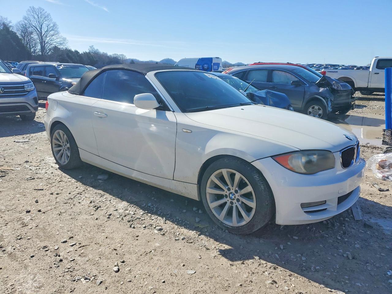 2011 Bmw 128 I White vin: WBAUL7C59BVJ78789