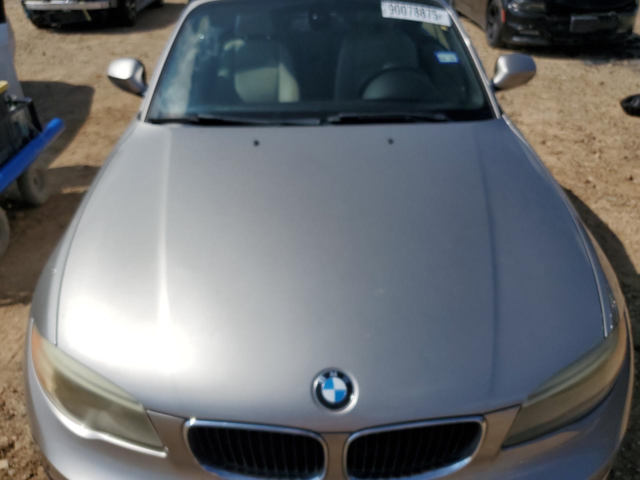 2012 Bmw 128 I Silver vin: WBAUL7C59CVM82254