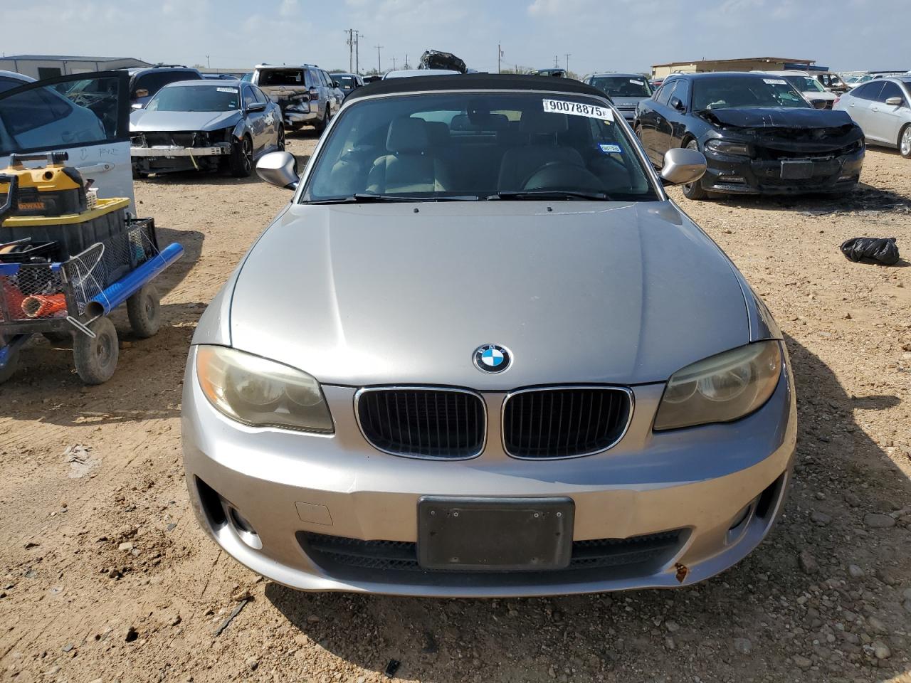 2012 Bmw 128 I Silver vin: WBAUL7C59CVM82254
