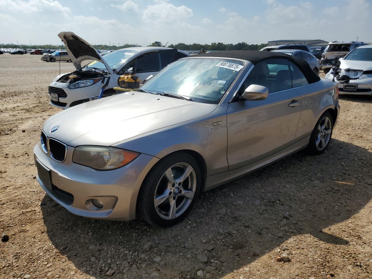 2012 Bmw 128 I Silver vin: WBAUL7C59CVM82254
