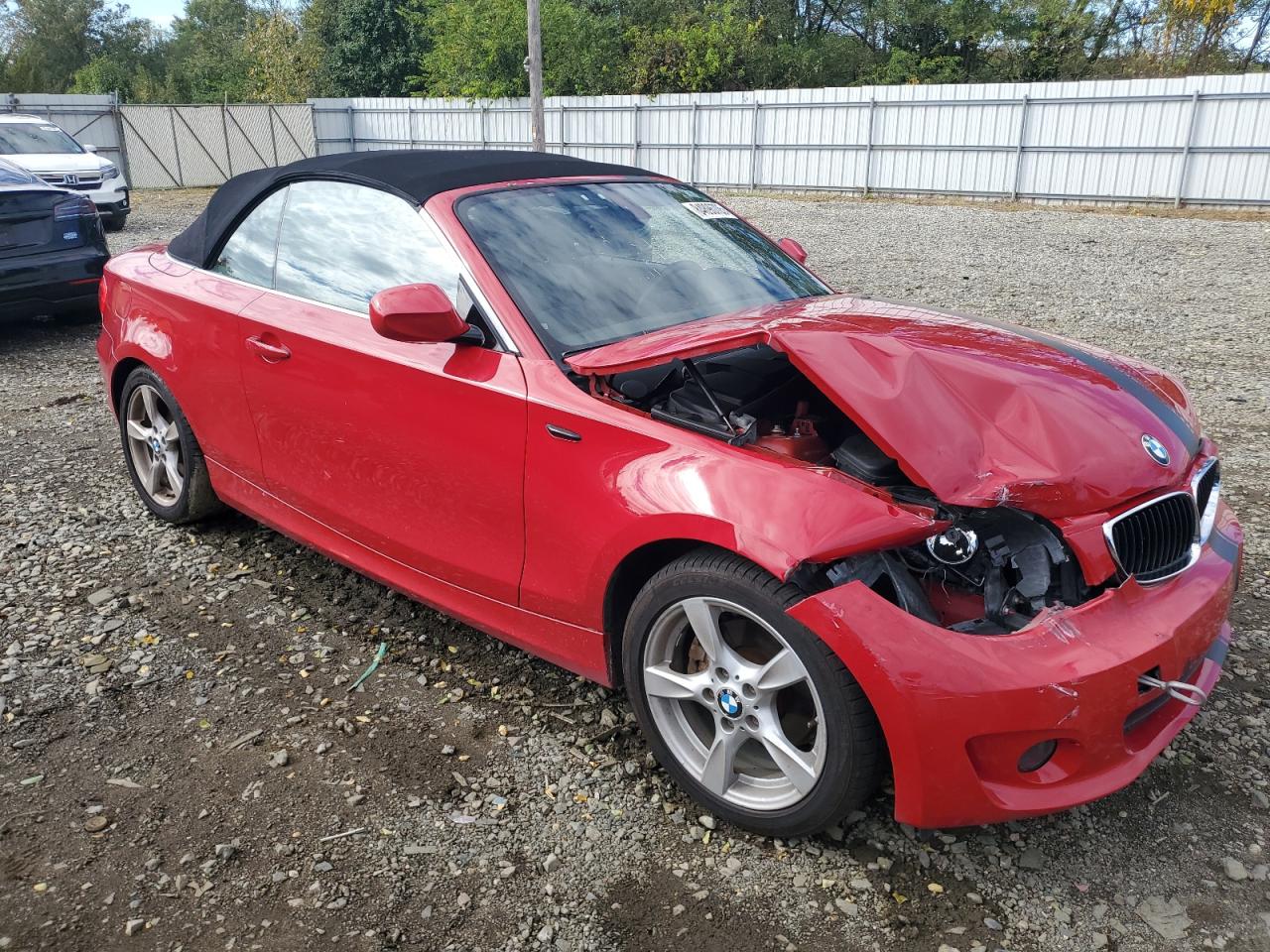 2012 Bmw 128 I Красный vin: WBAUL7C59CVM82755