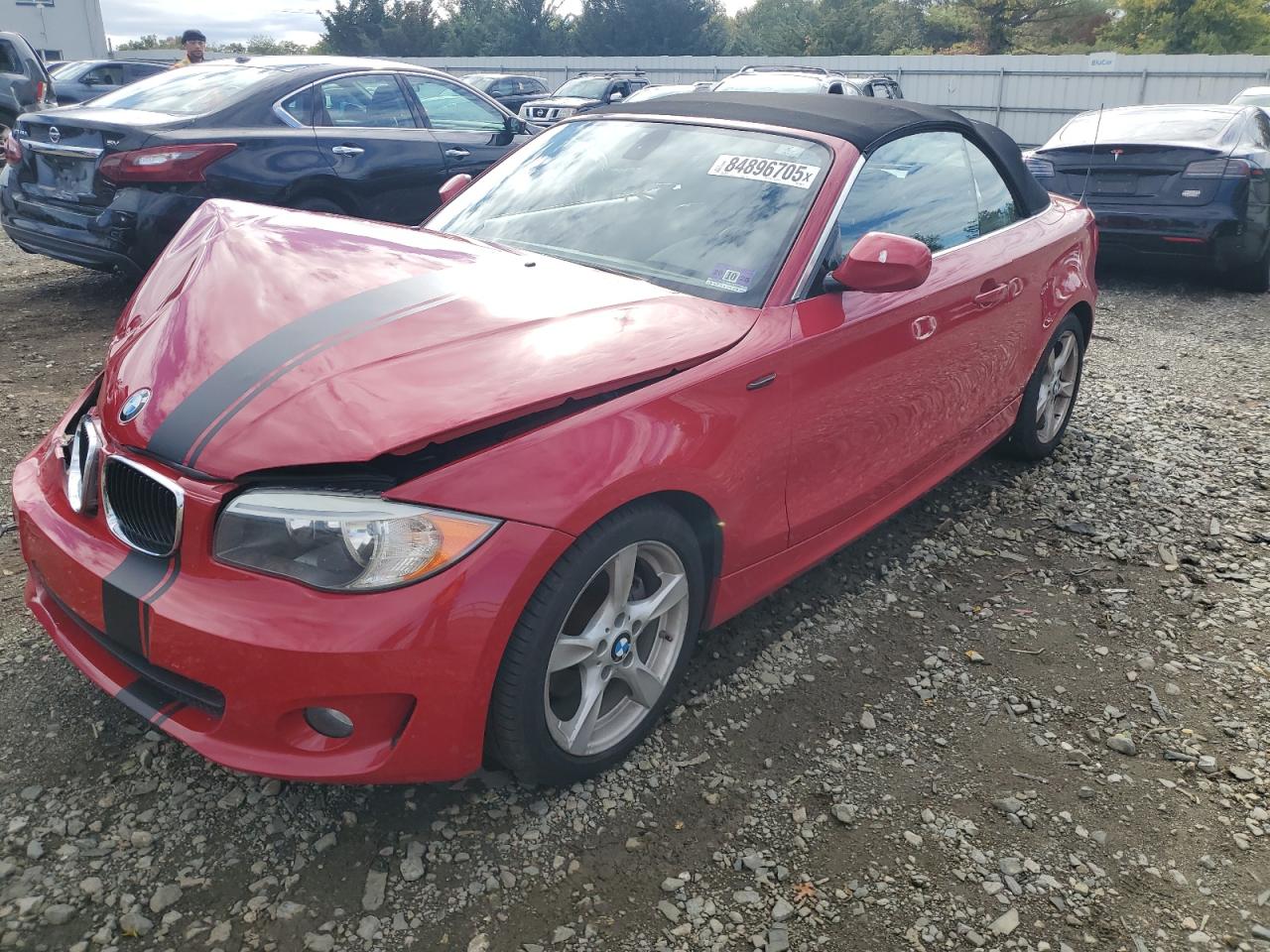 2012 Bmw 128 I Red vin: WBAUL7C59CVM82755