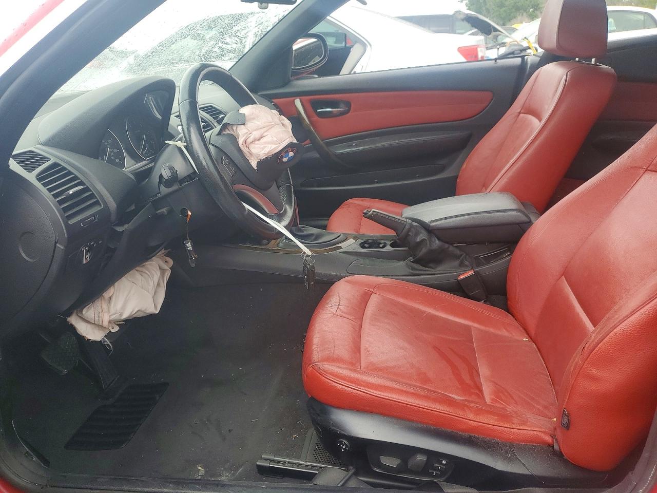 2012 Bmw 128 I Красный vin: WBAUL7C59CVM83095