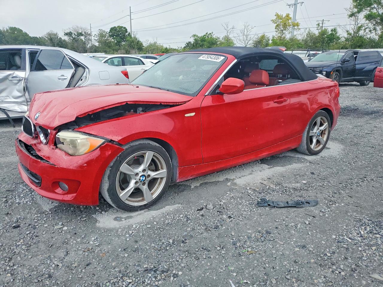 2012 Bmw 128 I Красный vin: WBAUL7C59CVM83095