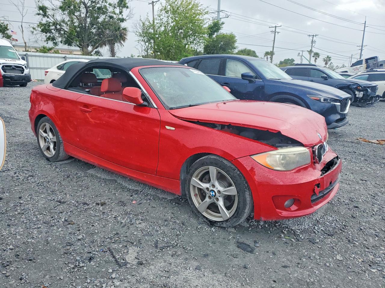 2012 Bmw 128 I Красный vin: WBAUL7C59CVM83095