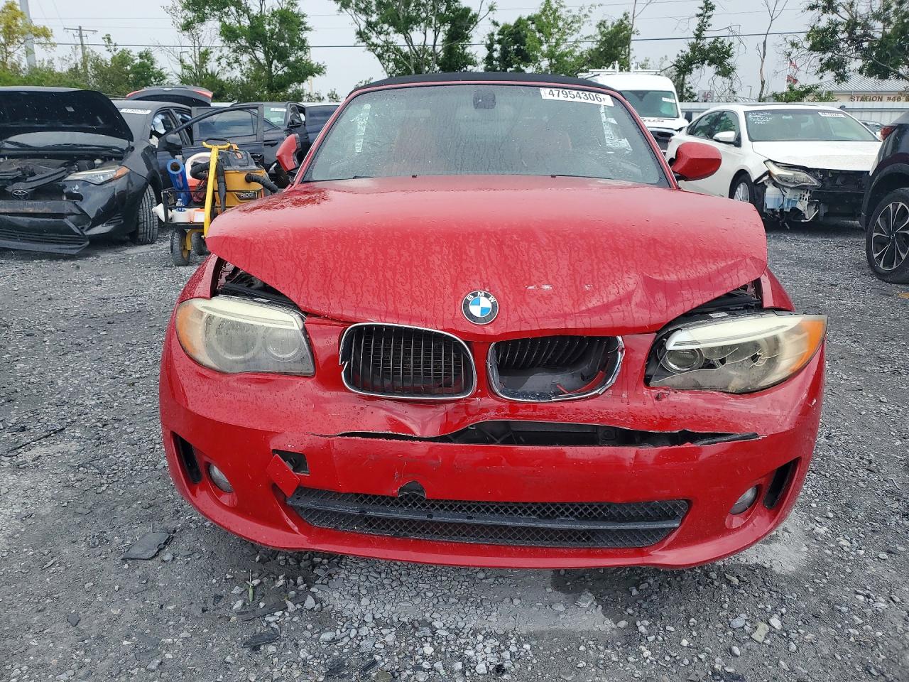 2012 Bmw 128 I Красный vin: WBAUL7C59CVM83095