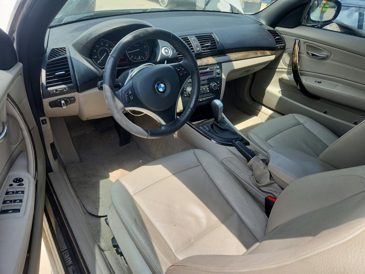 2012 Bmw 128 I White vin: WBAUL7C59CVM83176