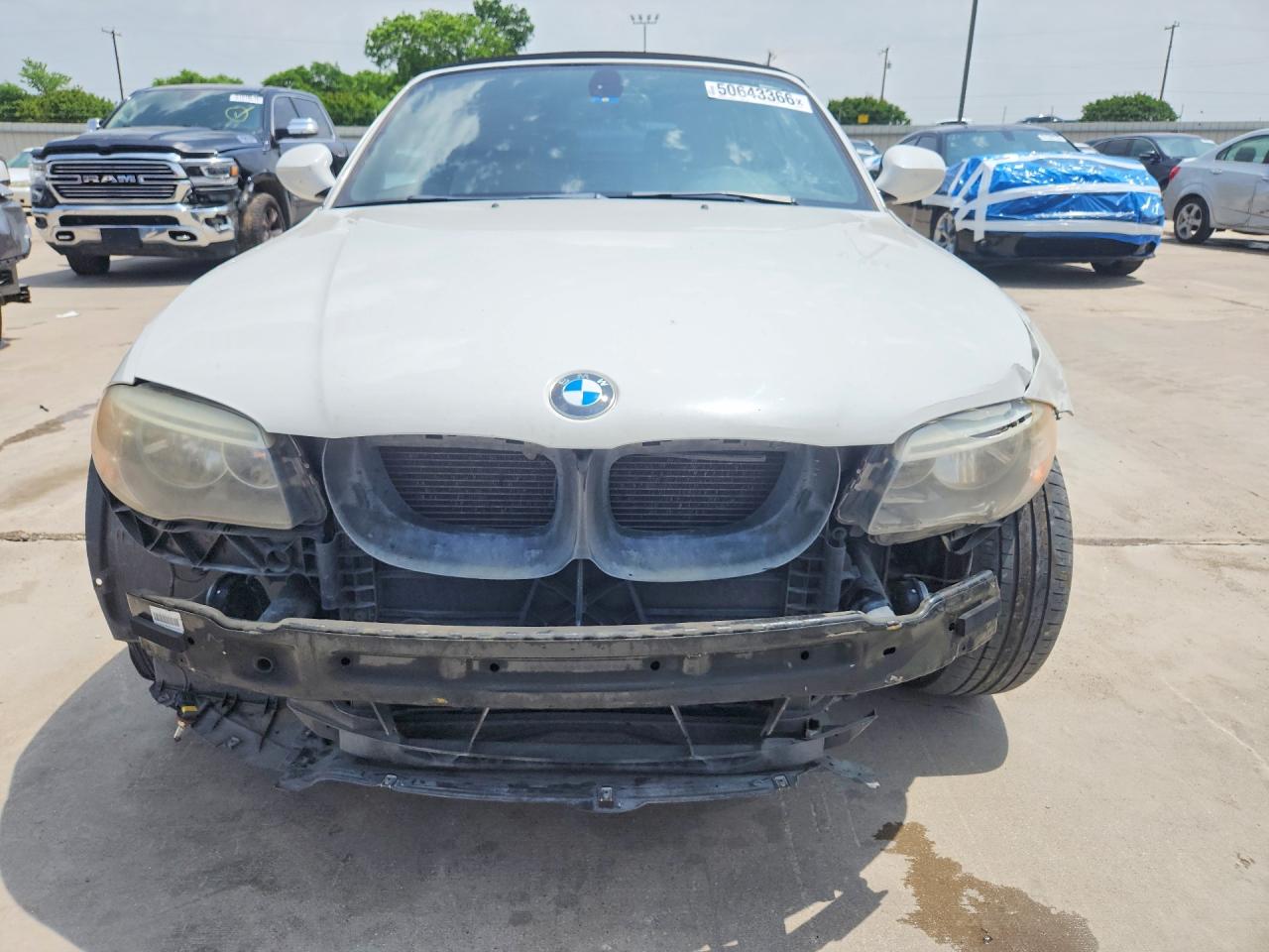 2012 Bmw 128 I White vin: WBAUL7C59CVM83176