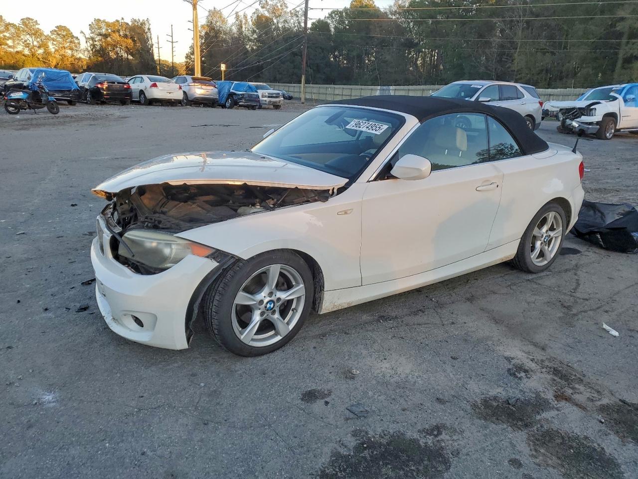 2012 Bmw 128 I Белый vin: WBAUL7C5XCVM82215