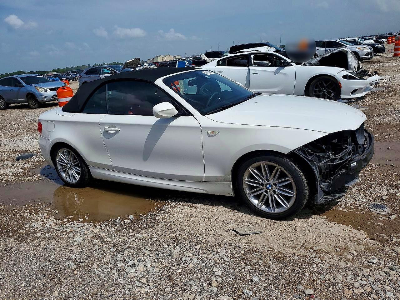 2012 Bmw 128 I White vin: WBAUL7C5XCVM82750