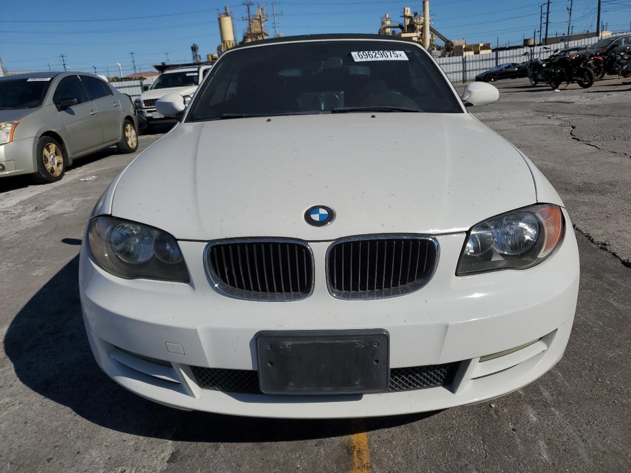 2009 Bmw 128 I White vin: WBAUN13509VH80808