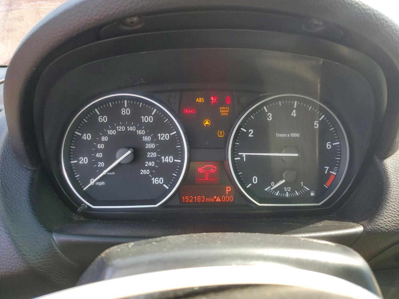 2008 Bmw 128 I Red vin: WBAUN13518VH79875