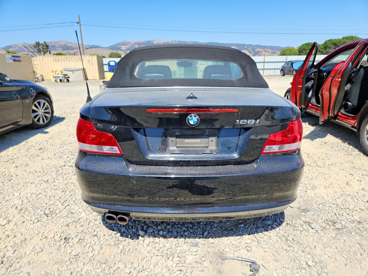 2009 Bmw 128 I Black vin: WBAUN13539VH77692