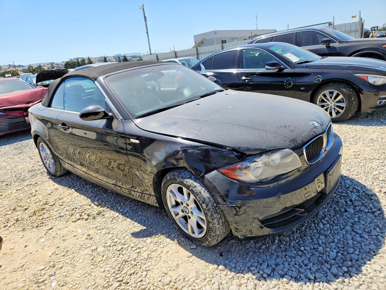 2009 Bmw 128 I Black vin: WBAUN13539VH77692