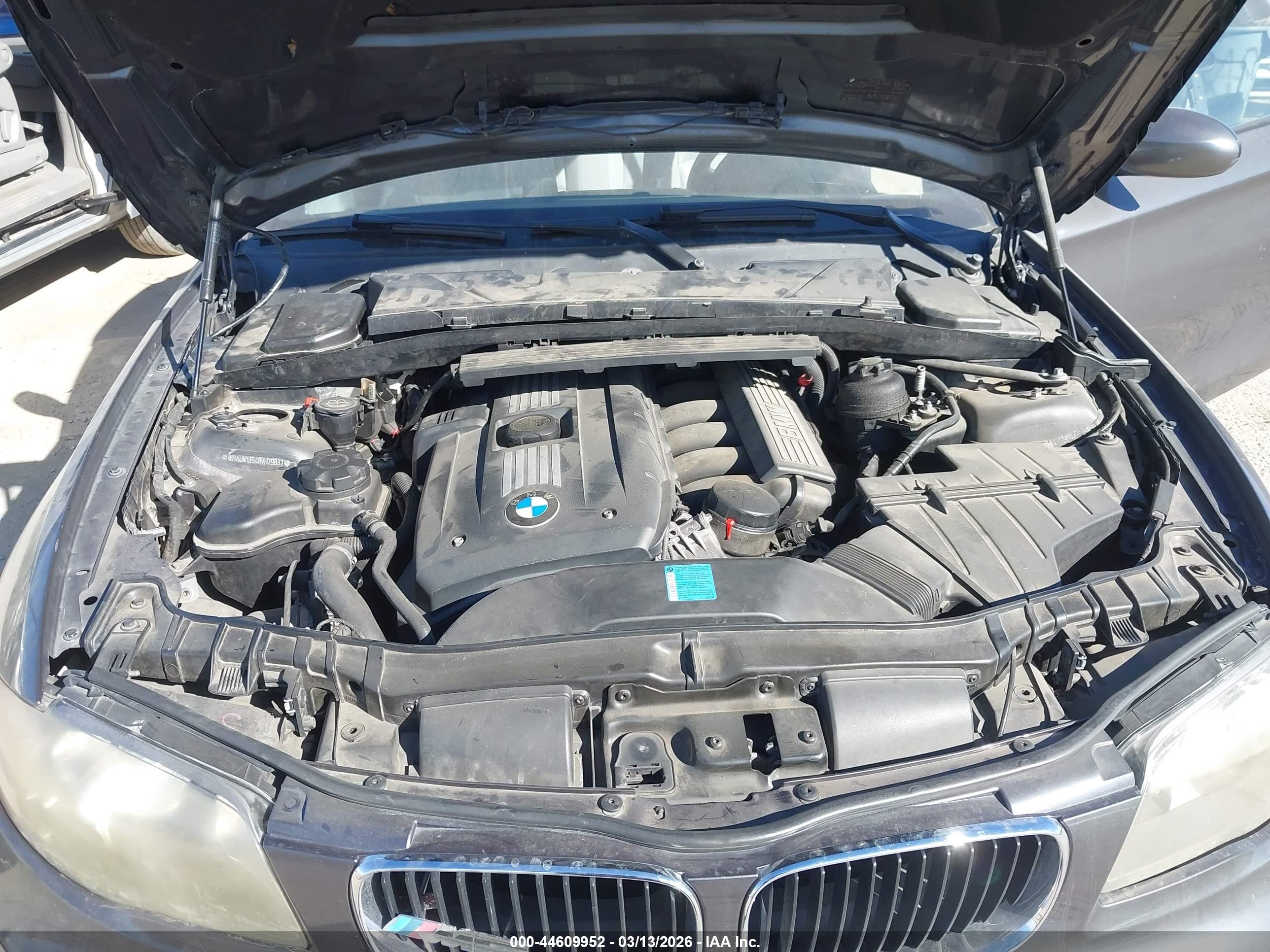 2008 Bmw 128i   Gray vin: WBAUN13548VH79837