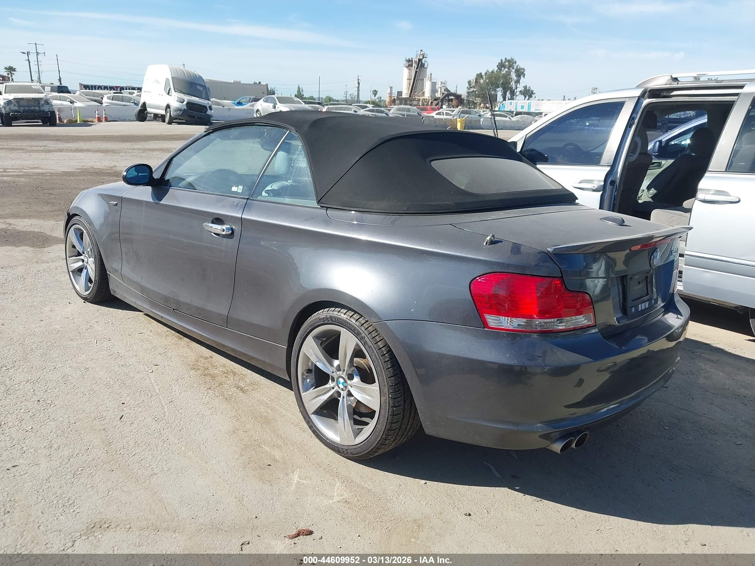 2008 Bmw 128i   Gray vin: WBAUN13548VH79837