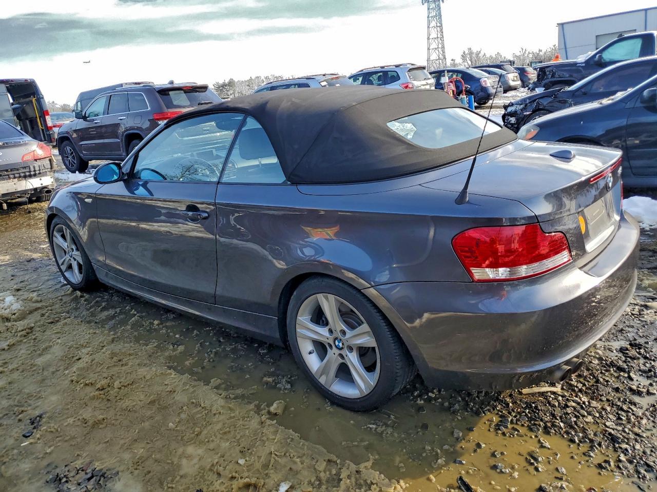 2008 Bmw 128 I Gray vin: WBAUN13548VH79921