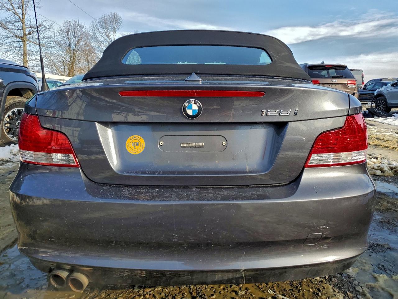 2008 Bmw 128 I Gray vin: WBAUN13548VH79921