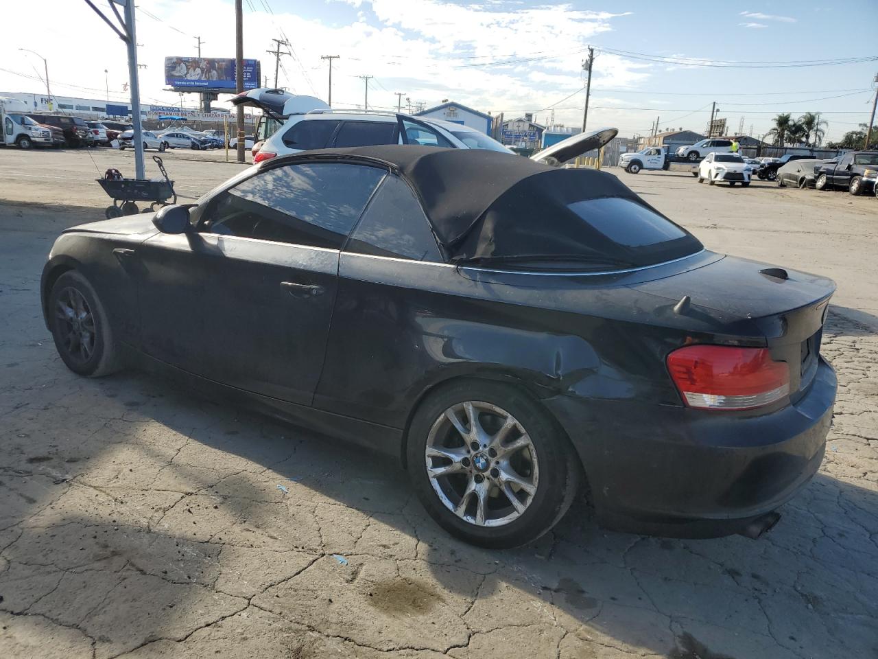 2009 Bmw 128 I Black vin: WBAUN13569VH80702