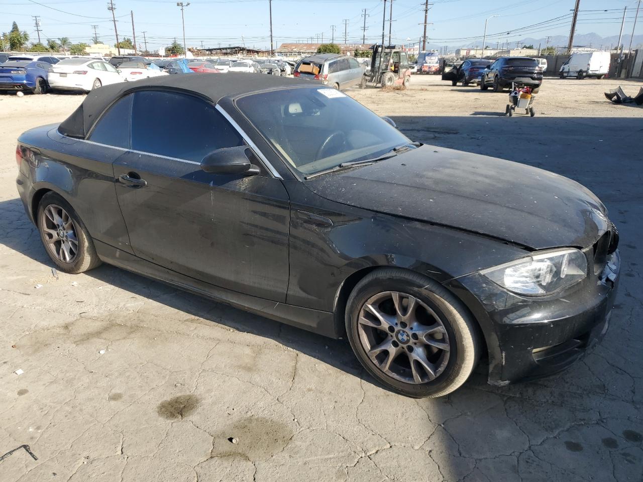 2009 Bmw 128 I Black vin: WBAUN13569VH80702