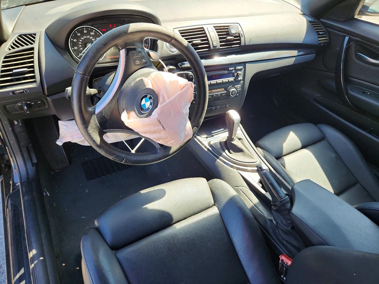 2009 Bmw 128 I Black vin: WBAUN13569VH81428