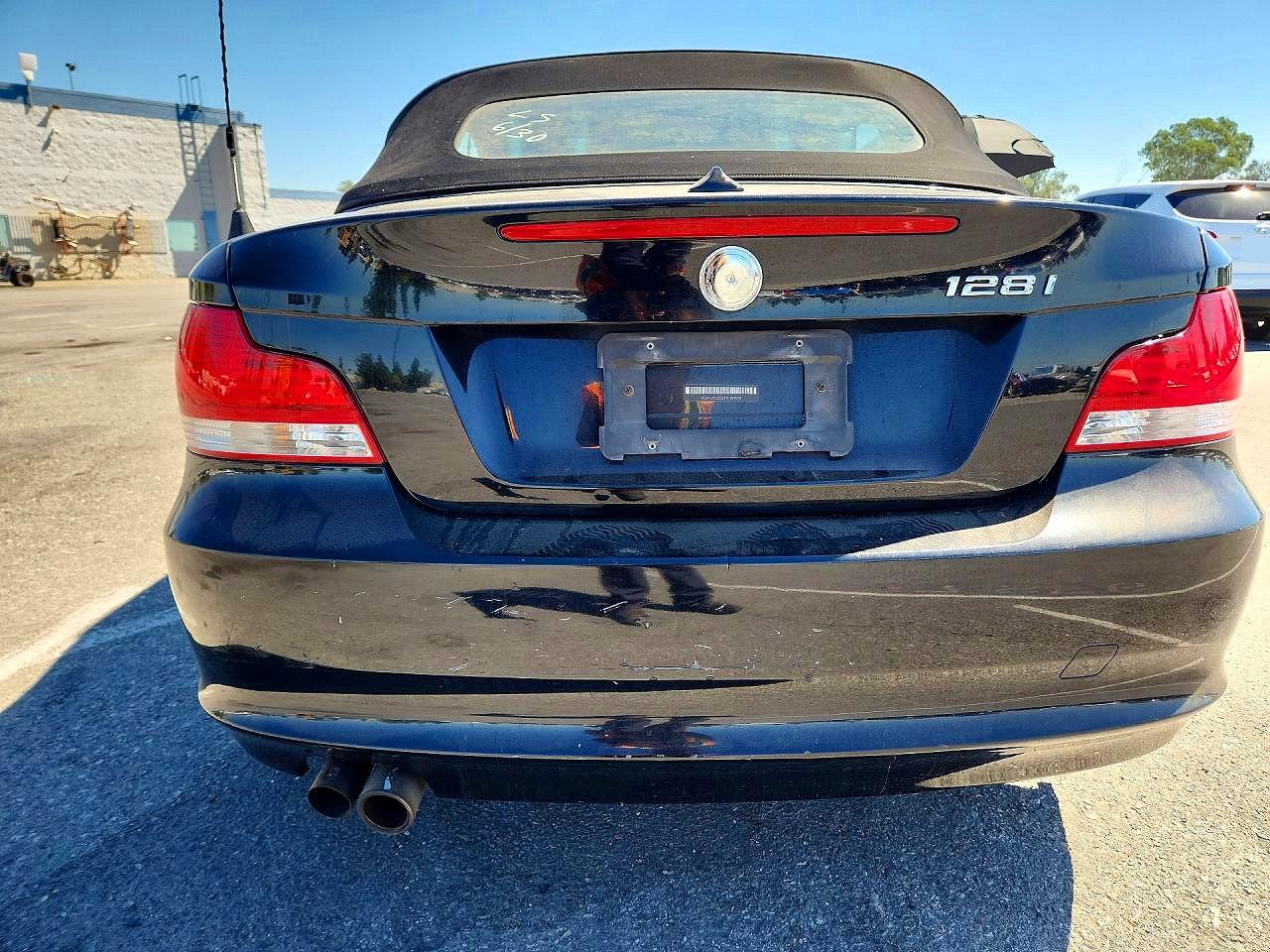 2009 Bmw 128 I Black vin: WBAUN13569VH81428