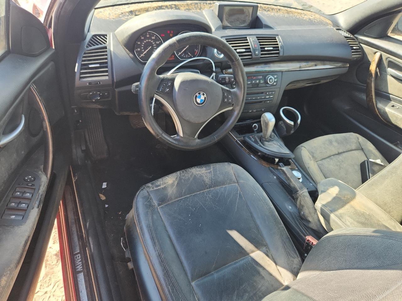 2008 Bmw 128 I Red vin: WBAUN13578VH79928