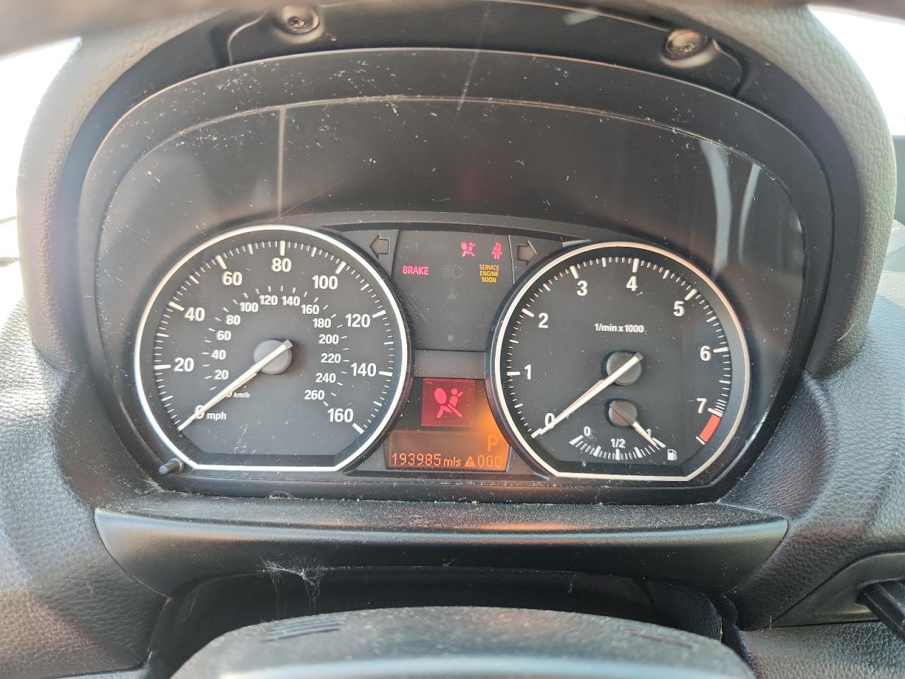 2008 Bmw 128 I Red vin: WBAUN13578VH79928