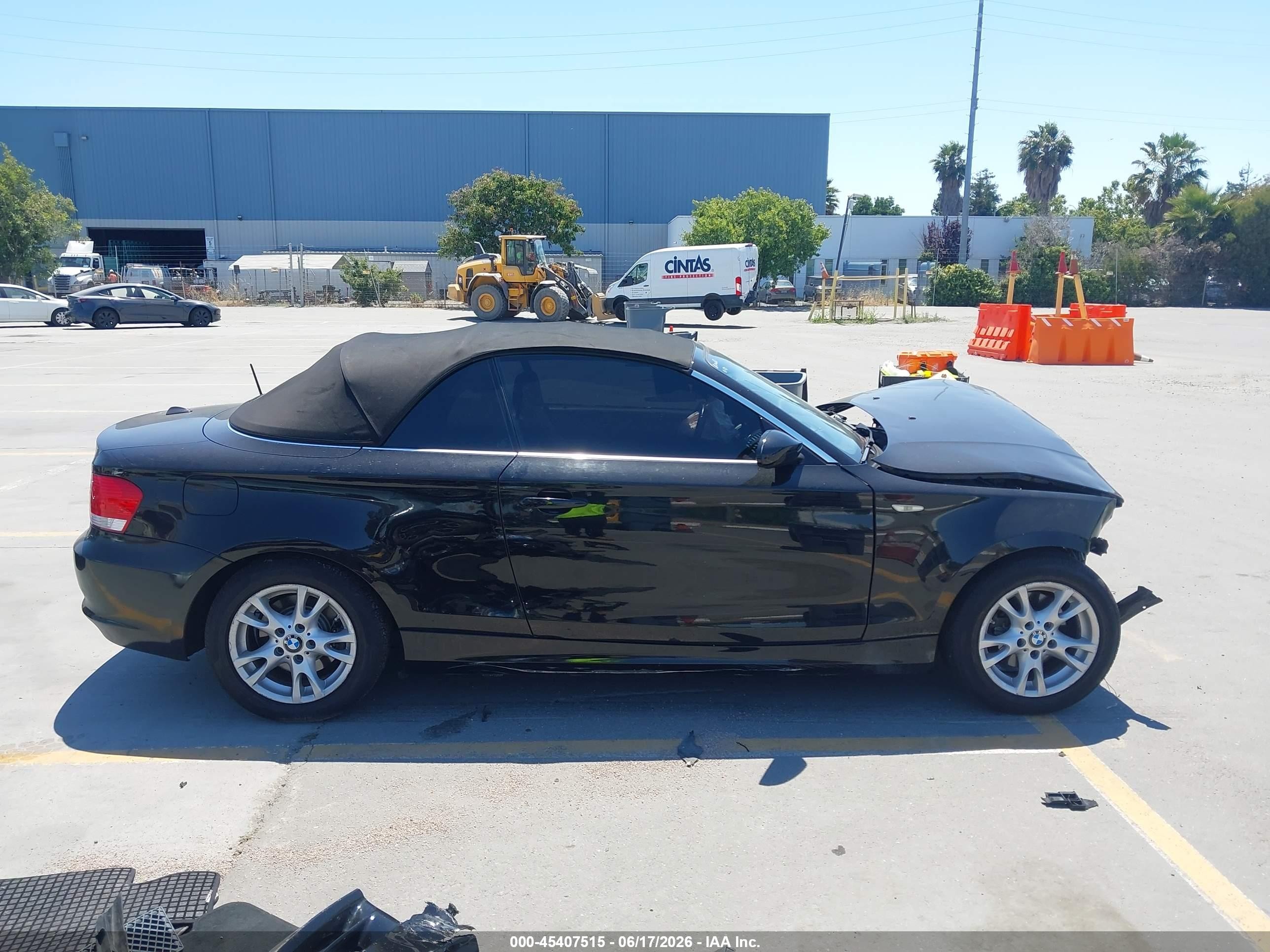 2008 Bmw 128i   Черный vin: WBAUN13598VH80384