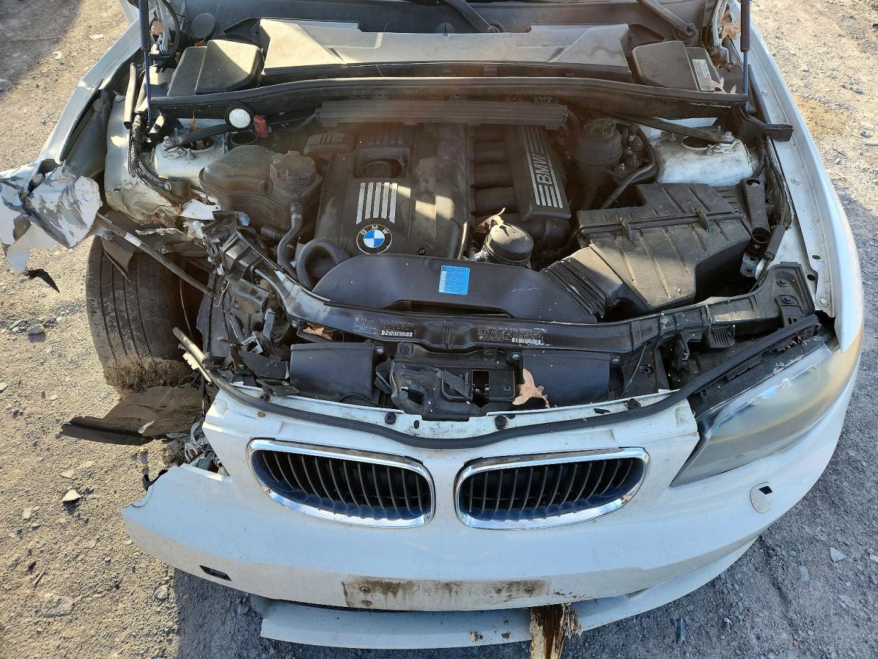 2009 Bmw 128 I Белый vin: WBAUN13599VH80726