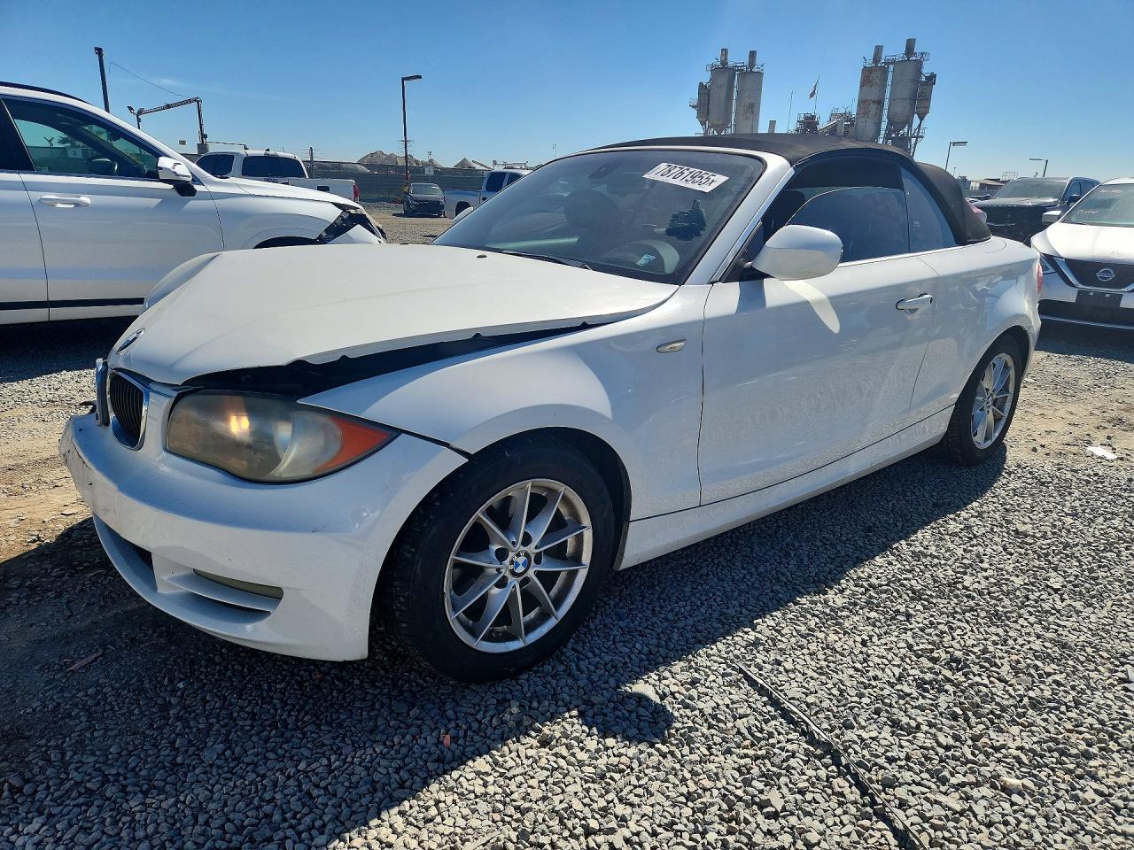 2011 Bmw 128 I White vin: WBAUN1C50BVH82774