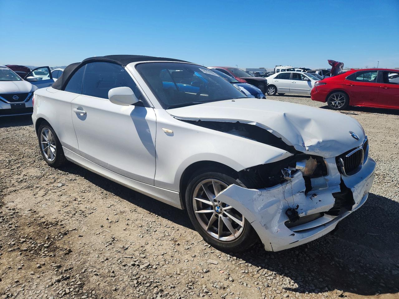 2011 Bmw 128 I White vin: WBAUN1C50BVH82774