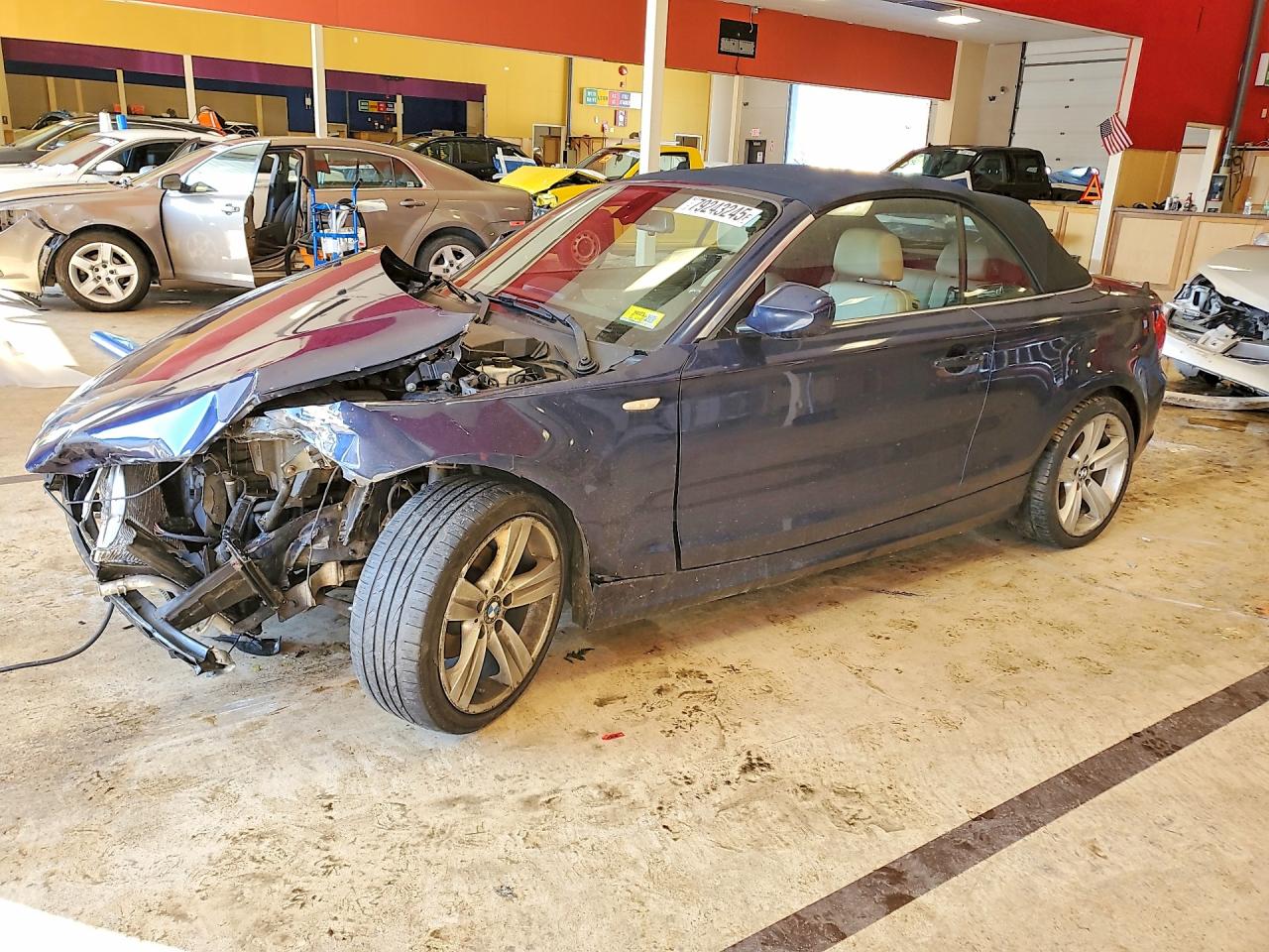 2011 Bmw 128 I Blue vin: WBAUN1C50BVH83679