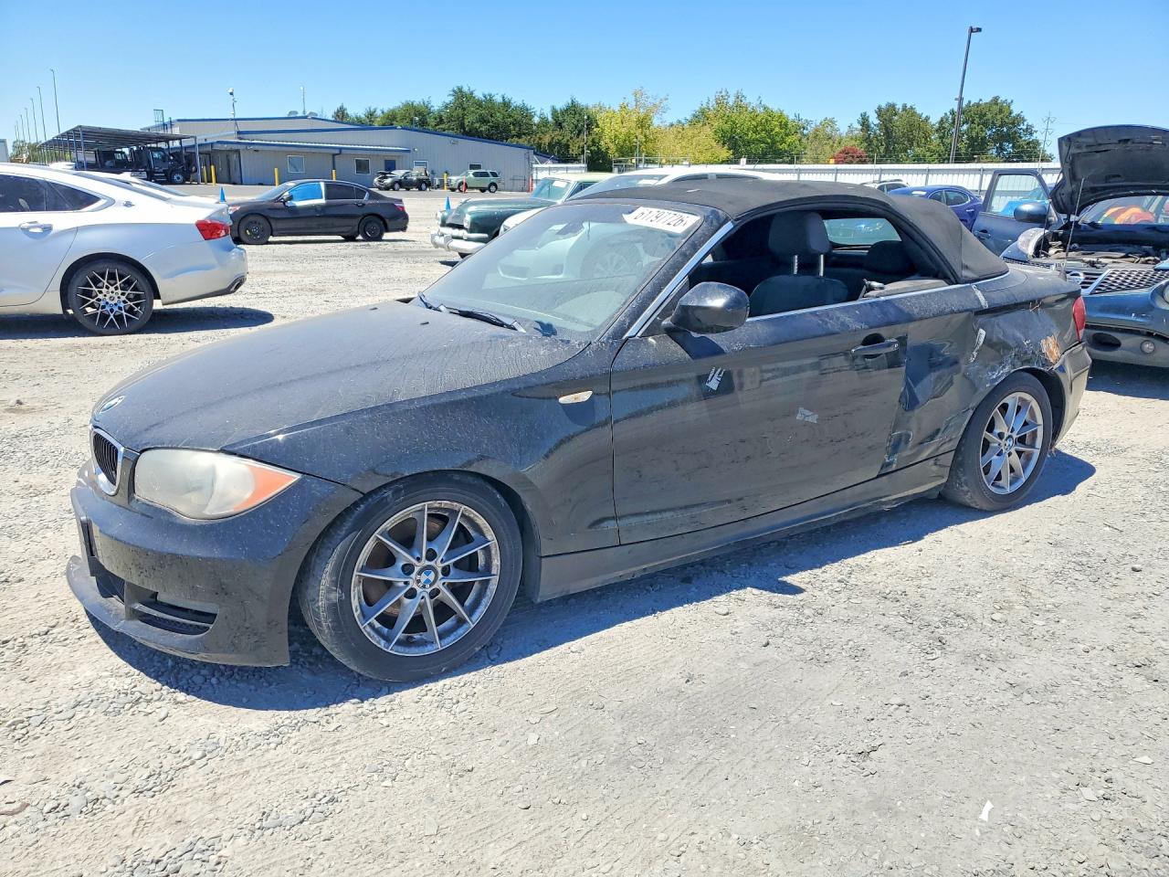 2011 Bmw 128 I Черный vin: WBAUN1C51BVH82718