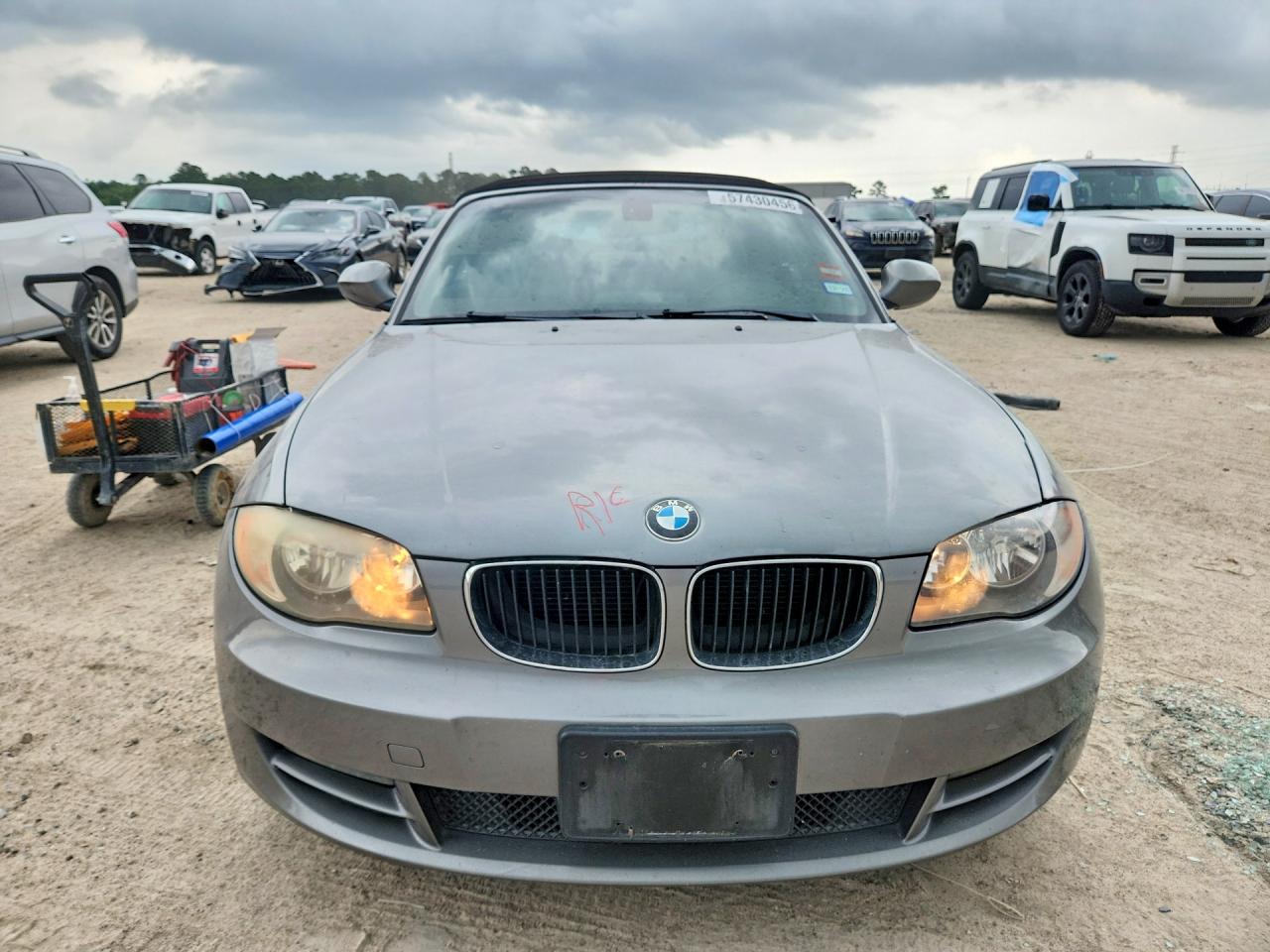 2011 Bmw 128 I Gray vin: WBAUN1C51BVH83299