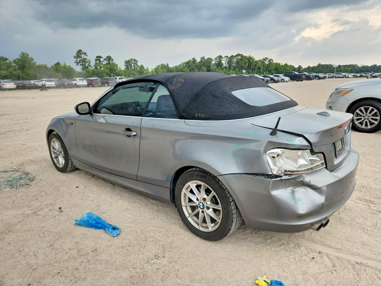 2011 Bmw 128 I Gray vin: WBAUN1C51BVH83299